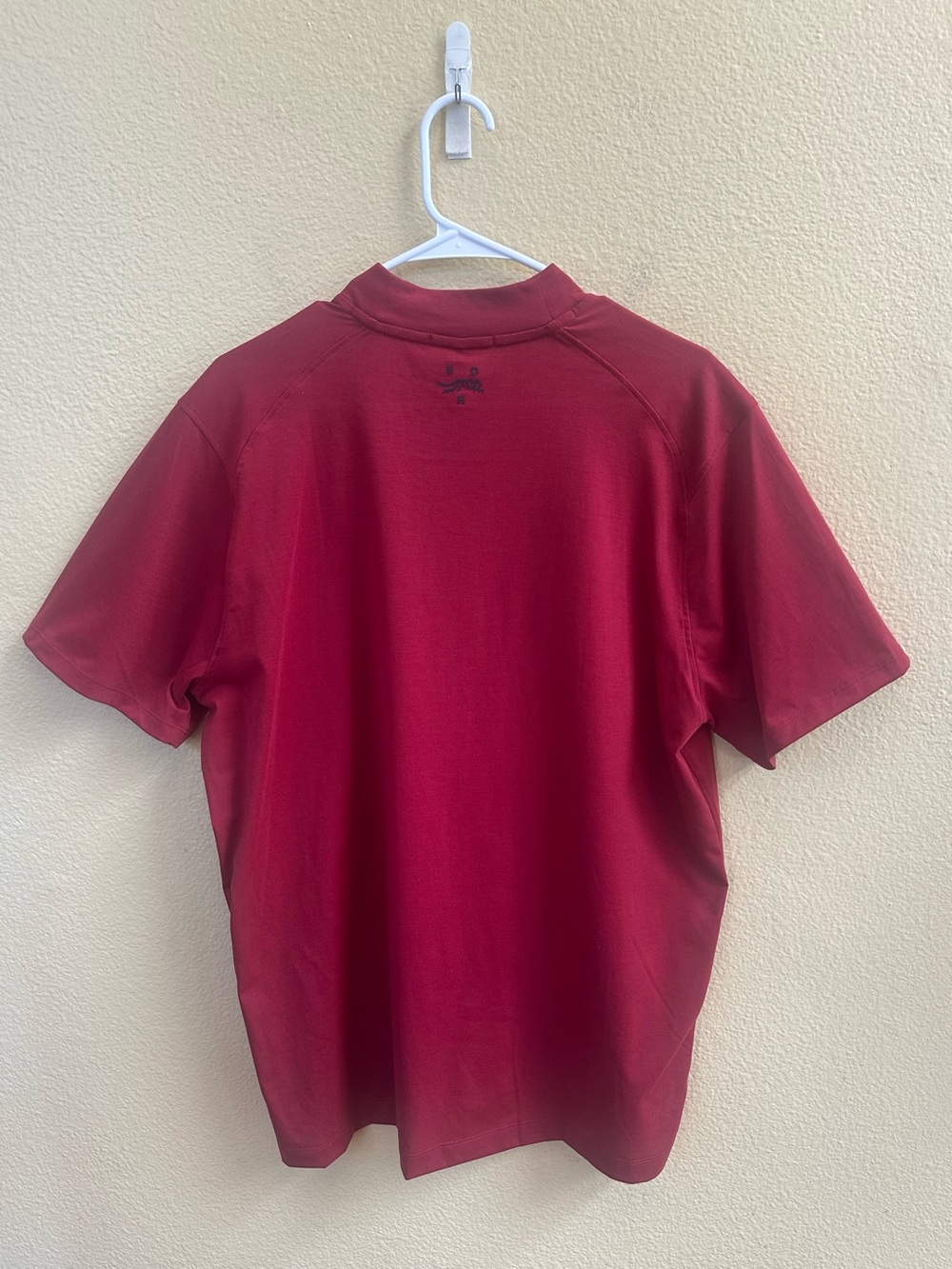 Sun Day Red Fermi Mock Golf Shirt Tiger Woods Polartec Sunday Red Large NWT! - Picture 3 of 9